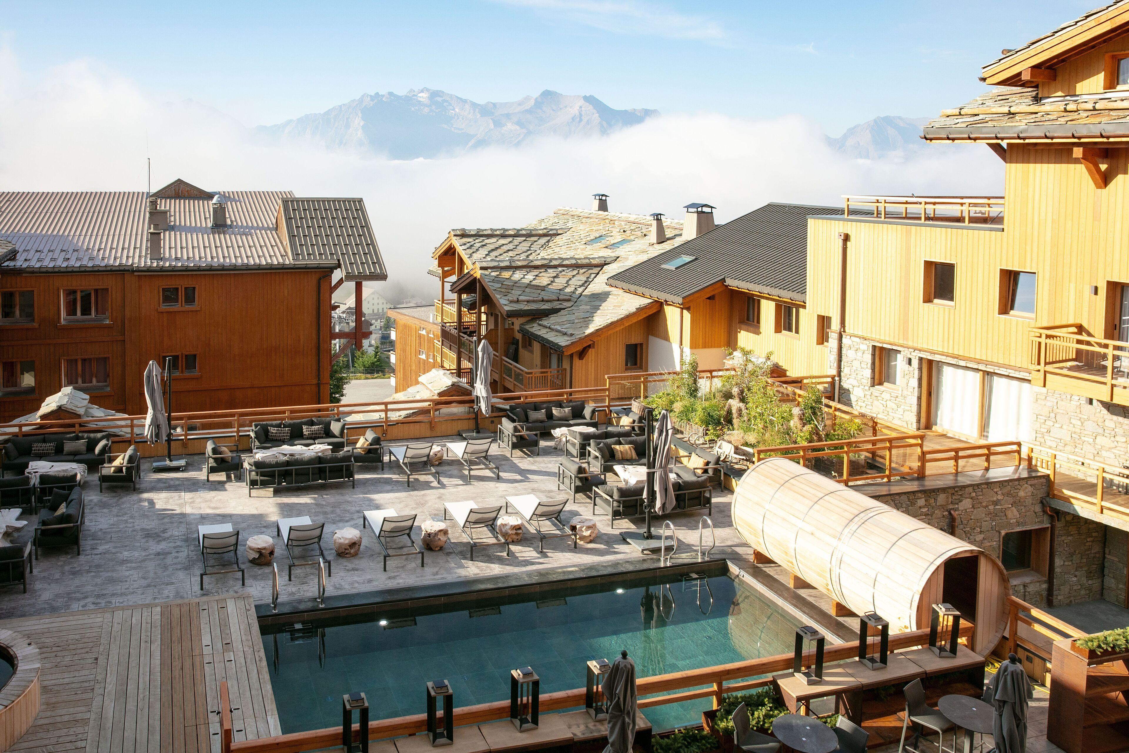 Royal Ours Blanc Boutique Hotel & Spa Alpe d'Huez Eksteriør billede